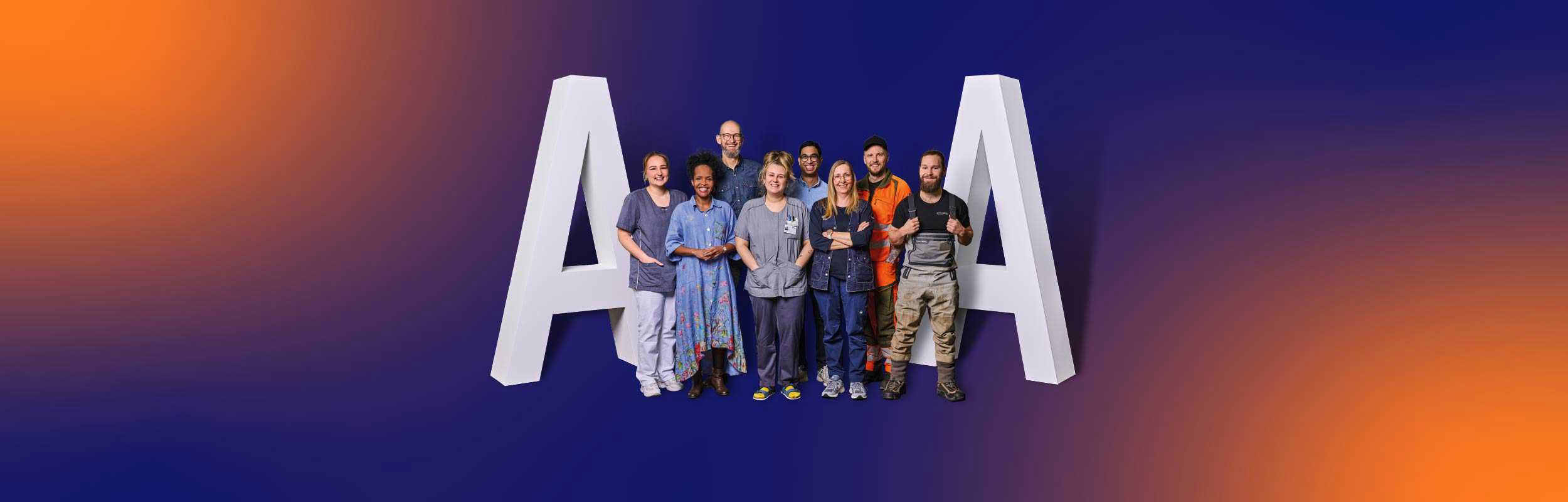 Foto af medarbejdere