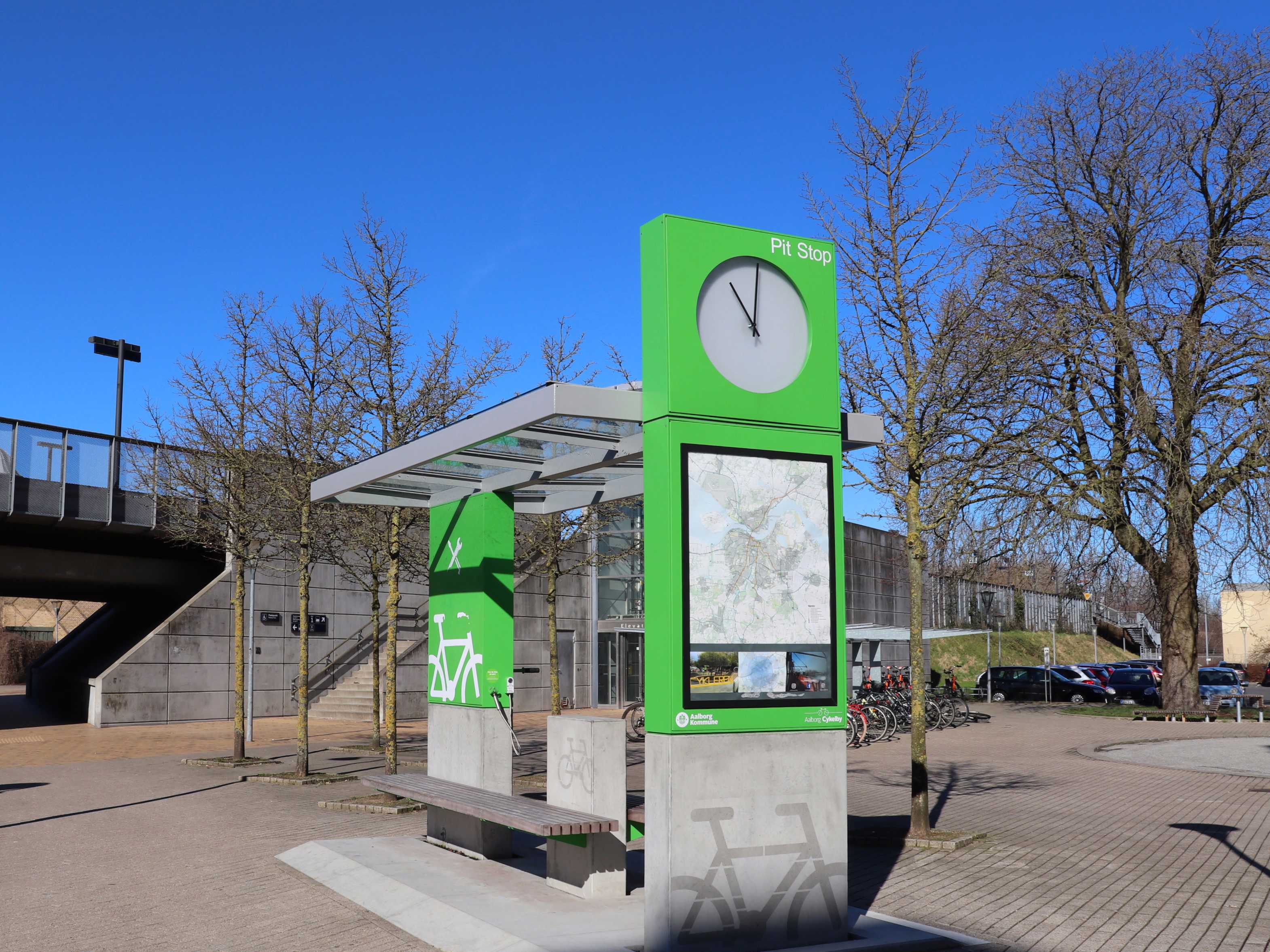 Pit Stop for cyklister