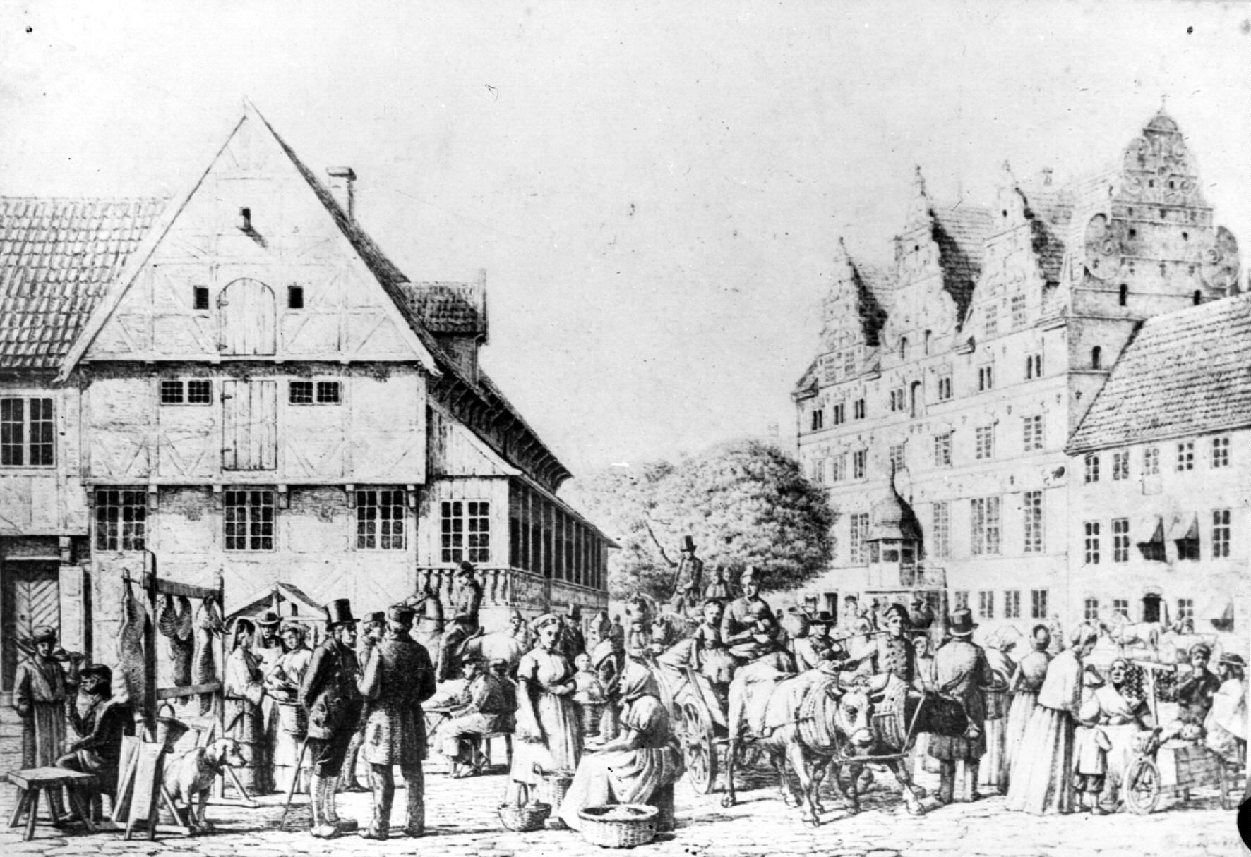 Nytorv og Jens Bang Sten Hus