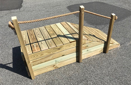 Træbro bygget på RCA