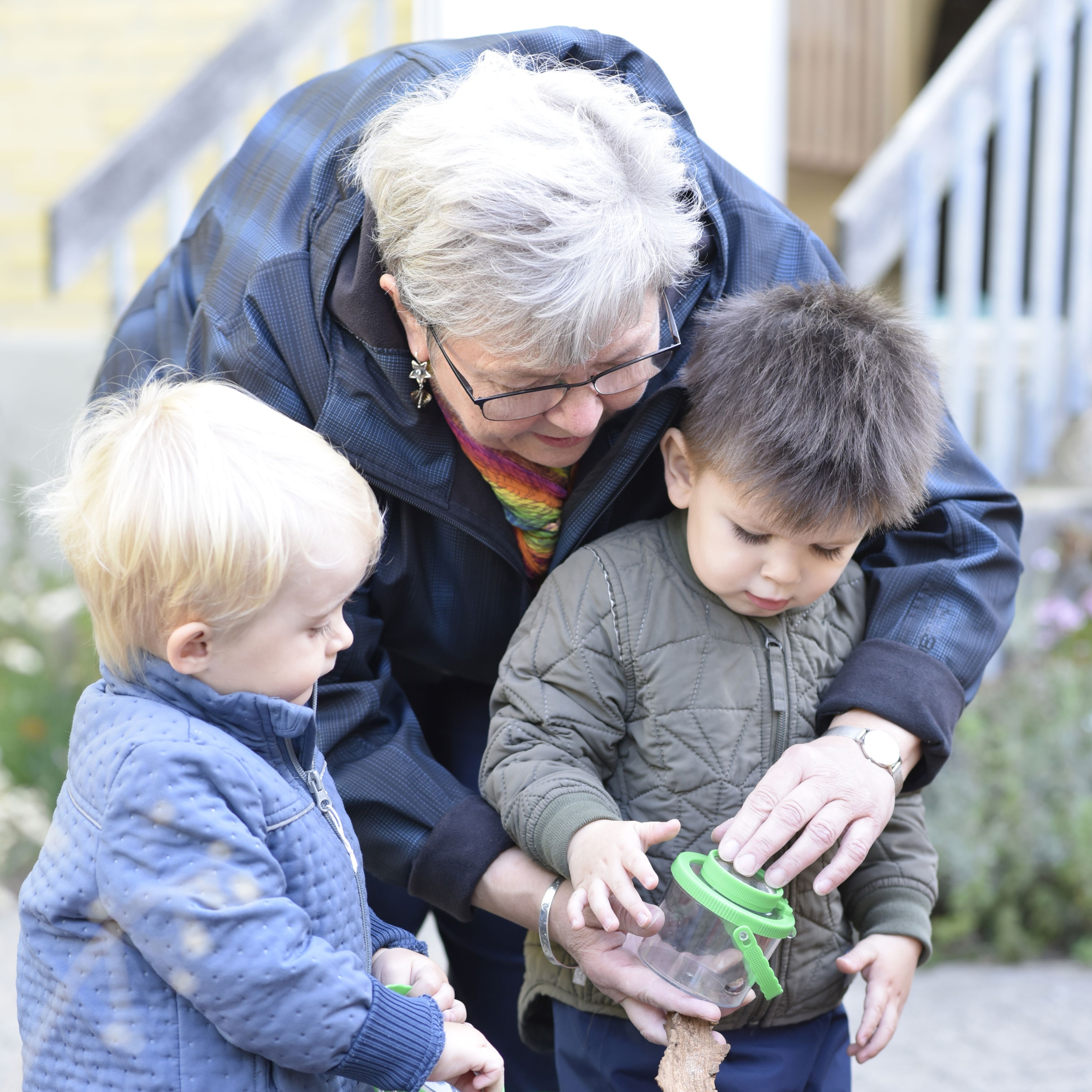Dagpleje og børn sammen