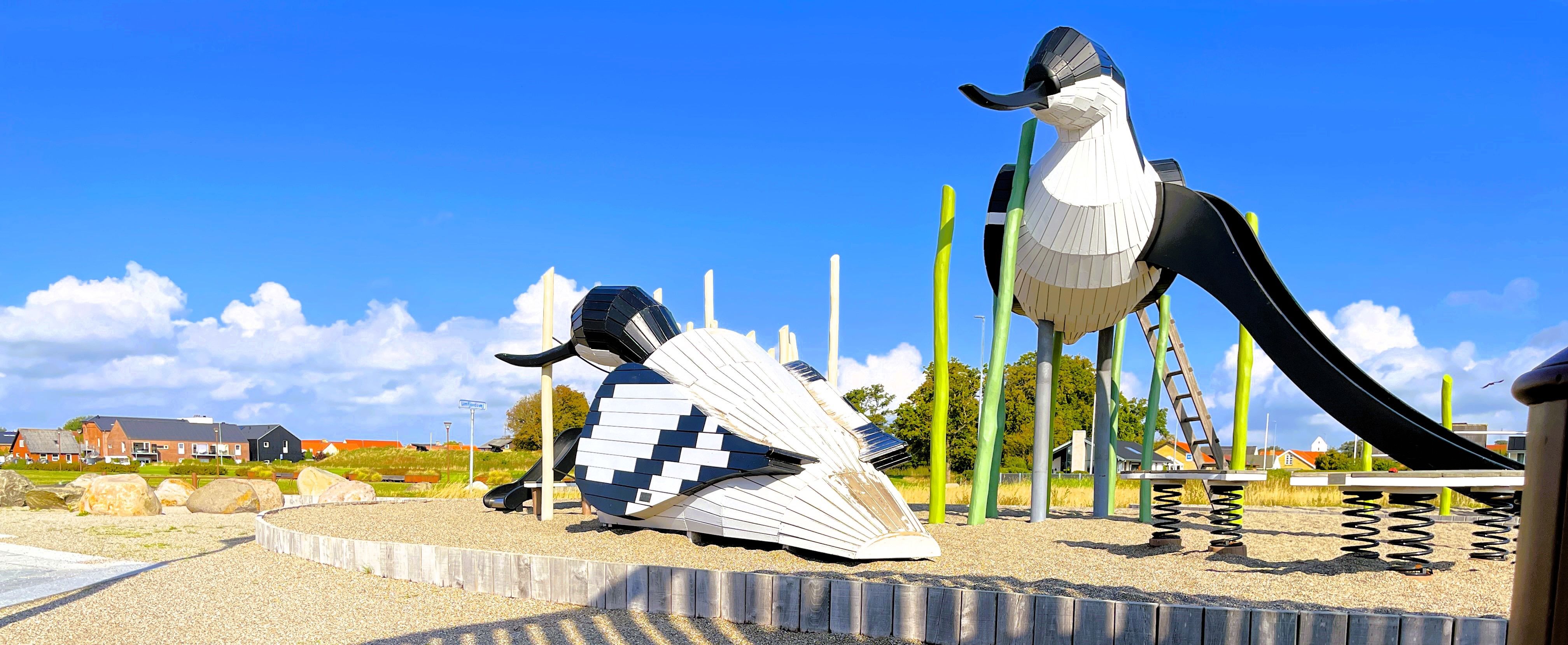 Legepladsen Klyderne på aktivitetspladsen i Hals