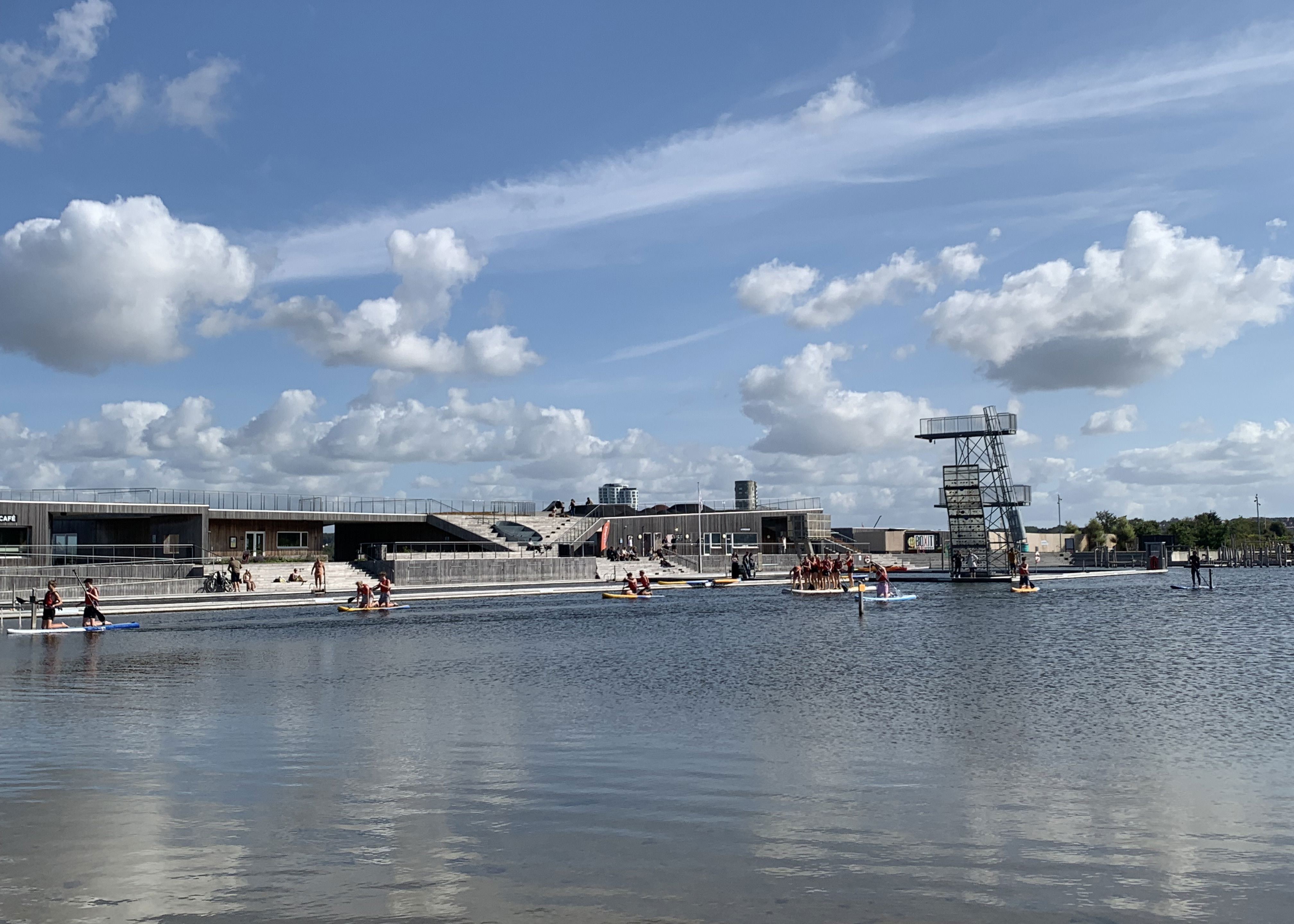 Vestre Fjordpark på en sommerdag.