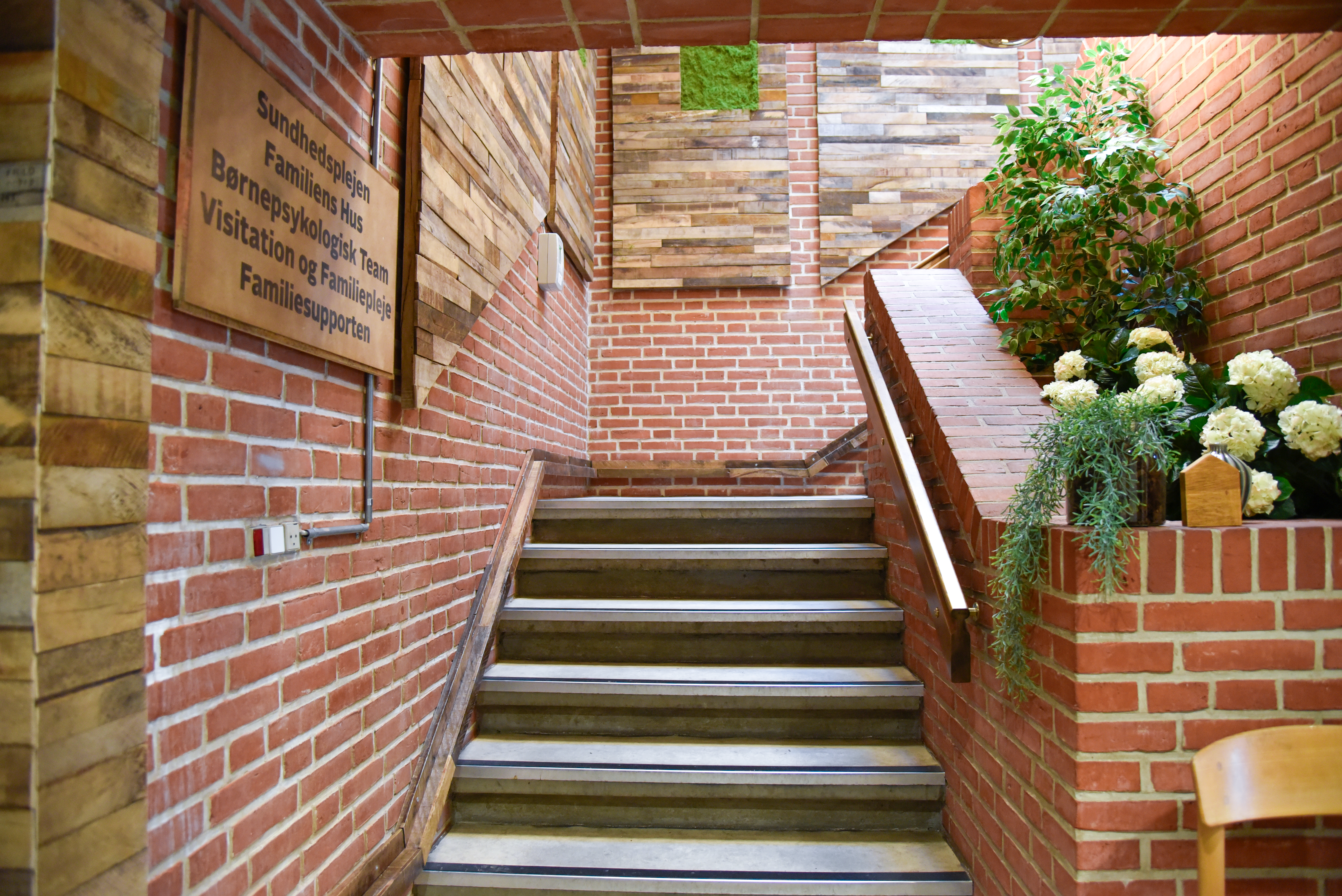 Trappe med indgang til familiens hus