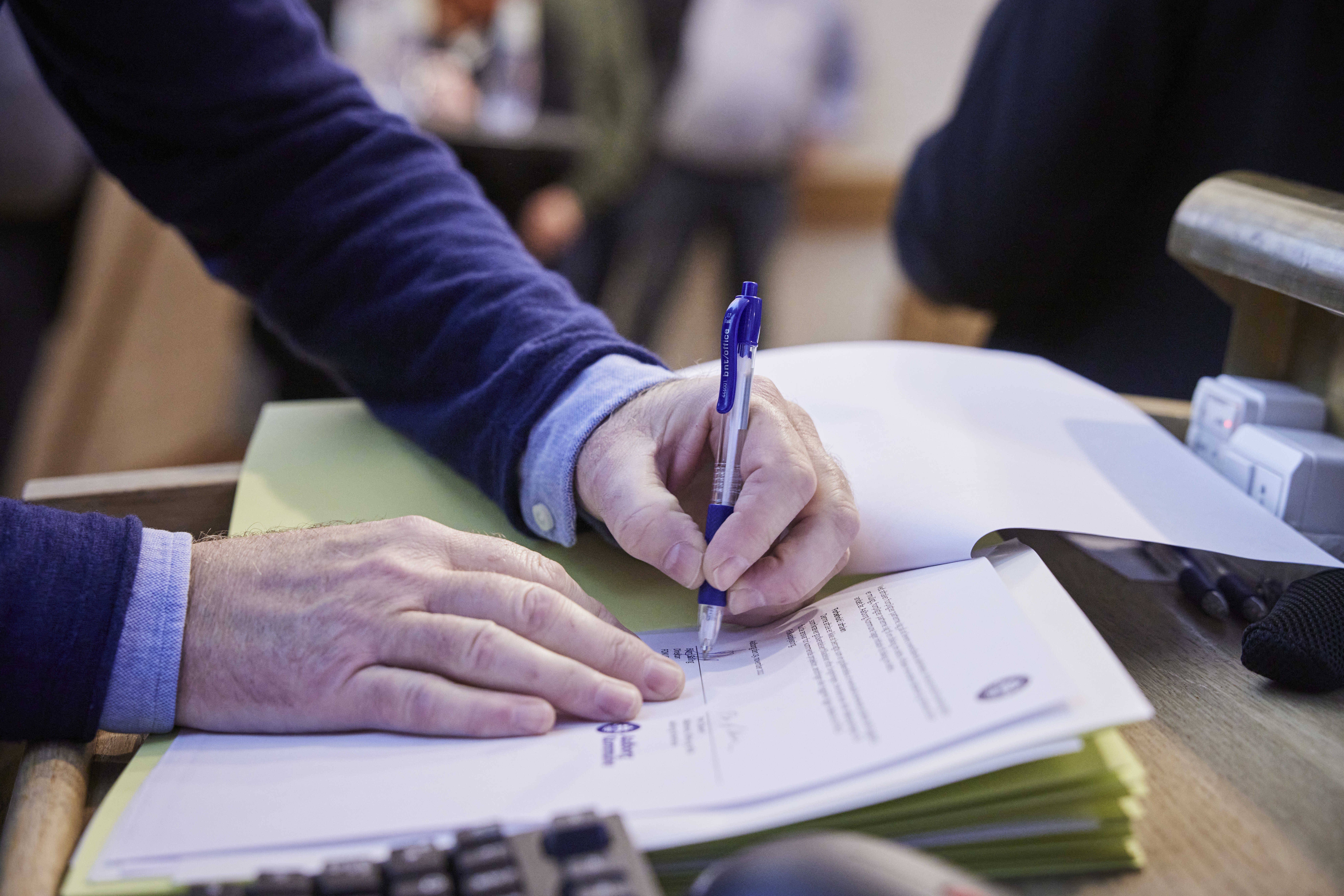 Underskrivning af aftale