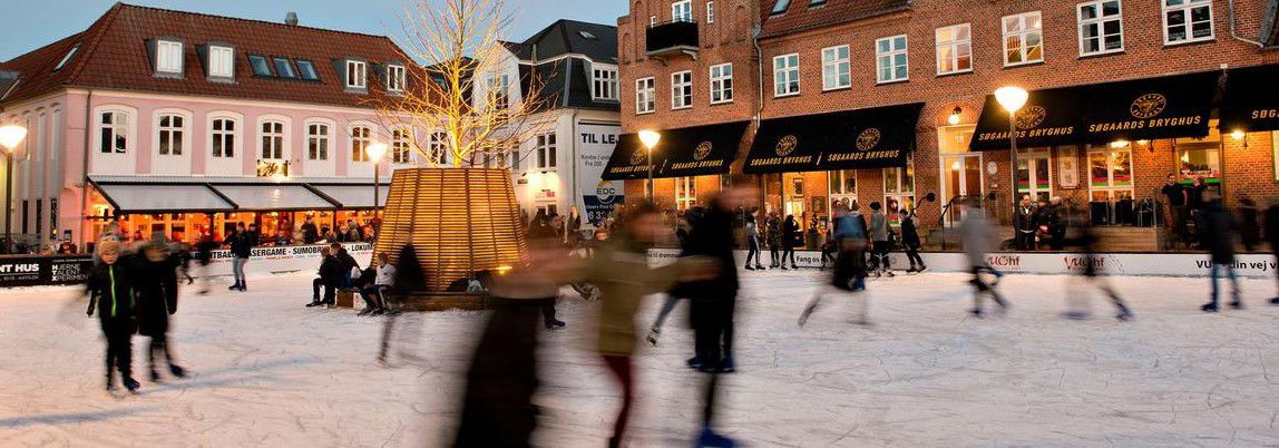 Skøjtebanen på C W Obels Plads