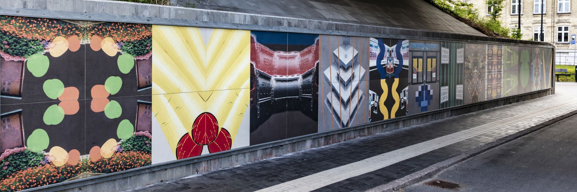 Værket 'City Quilt' ved Vestbyens Station