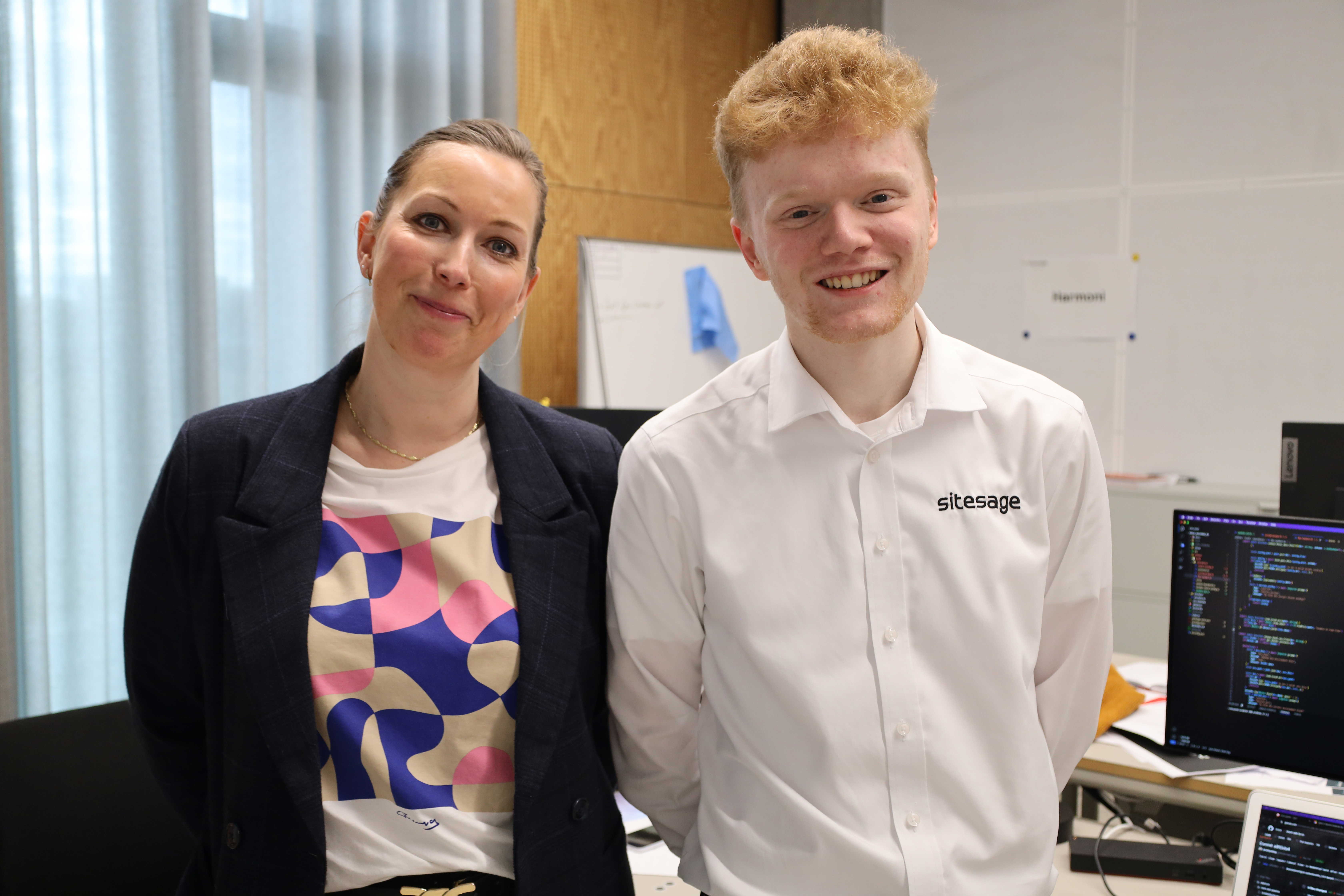 Else Bech og Thor Lindberg fra SiteSage