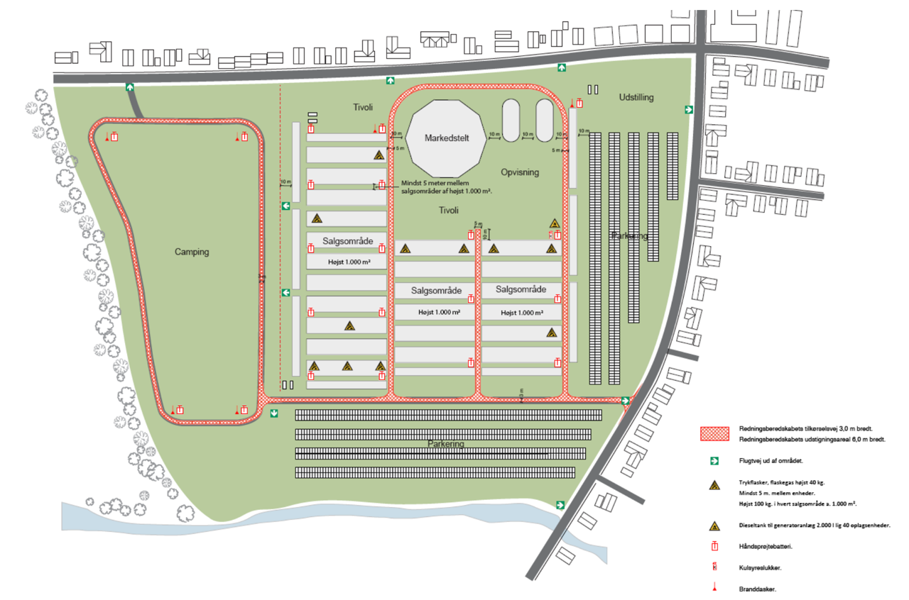 Eksempel på situationsplan