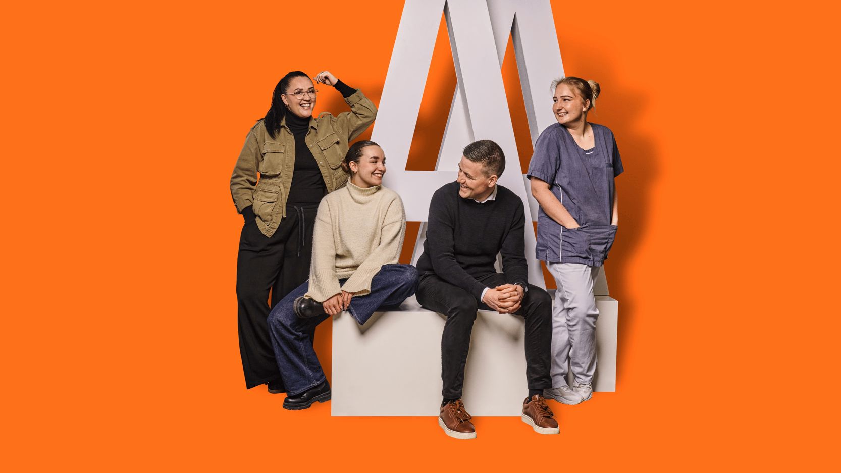 Foto af elever i Aalborg Kommune