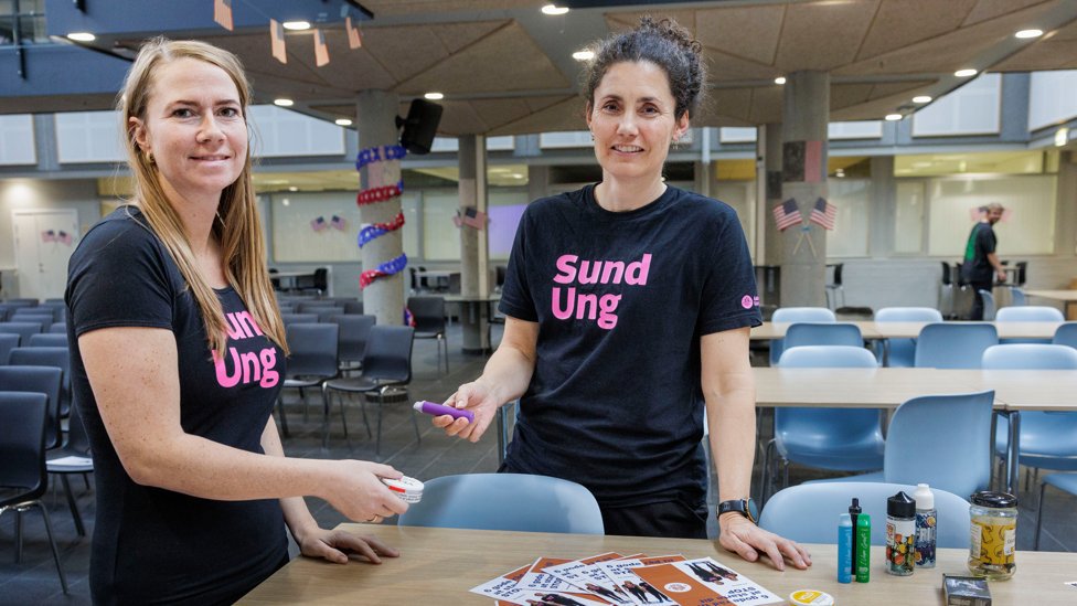 Sund Ung med rygestopprodukter